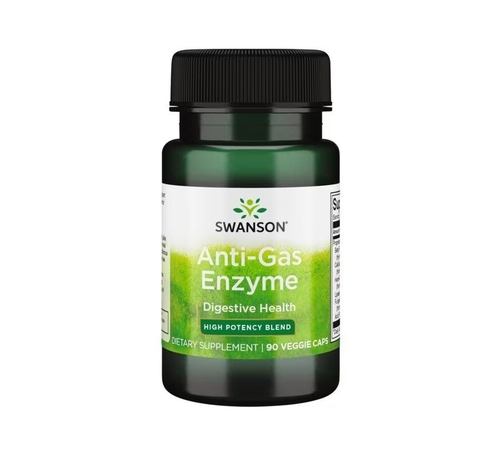 Anti-Gas Enzyme - 90 Cápsulas - Swanson - Swanson - 087614025278