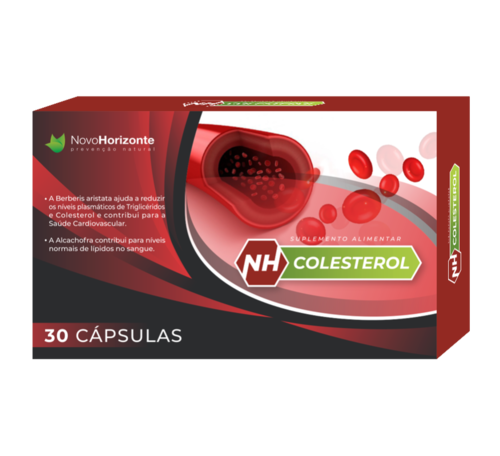 NH Colesterol 30 Cápsulas Novo Horizonte - Novo Horizonte - 5604401667586