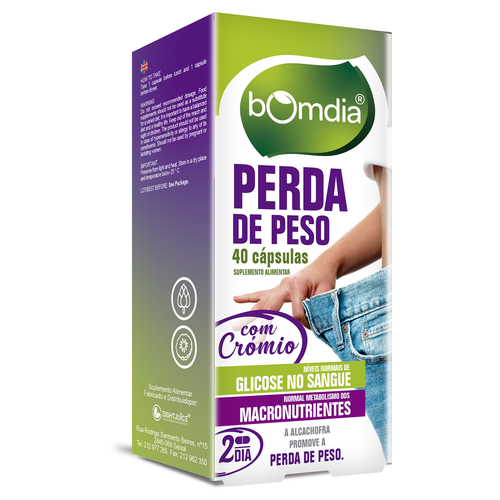 BomDia Perda de Peso 40 cápsulas - BomDia Fharmonat - 5601312102823