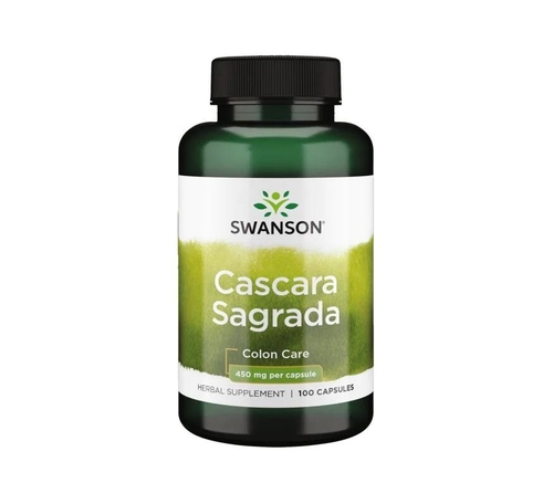 Cáscara Sagrada 450 Mg  -100 Cápsulas - Swanson - Swanson - 087614014777