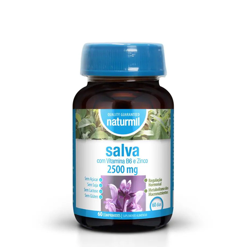 Naturmil - Salva 2500 mg 60 comprimidos - Naturmil - 5605481408809