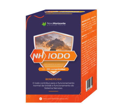 NH Iodo - 180 Comprimidos - Novo Horizonte - Novo Horizonte - 5604401667715