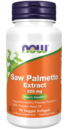 Saw Palmetto Extract 320mg 90 Veggie Softgels - Now - Now Foods - 733739047564