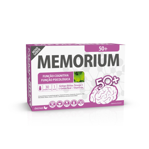 Memorium 50 30 ampolas - Dietmed - DietMed - 5605481101434