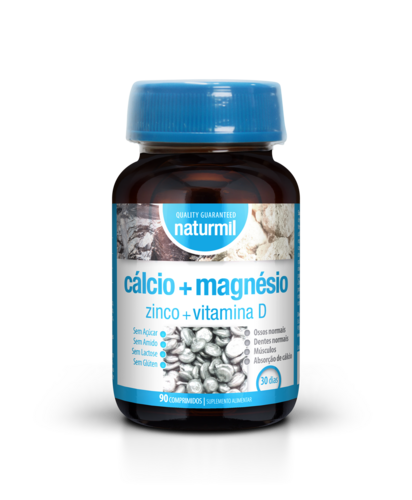 Naturmil - Cálcio  Magnésio  Zinco  Vit. D 90 Comp - Naturmil - 5605481408076