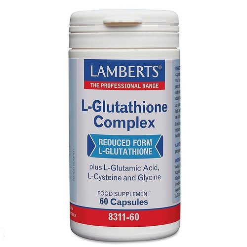 L-Glutationa Complex 60 Cápsulas Lamberts - Lamberts - 5055148401566