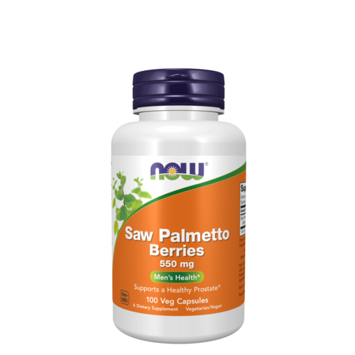 Saw palmetto berries 550mg 100 cápsulas - NOW - Now Foods - 733739047472